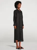 The Hemp Long Shirt Dress