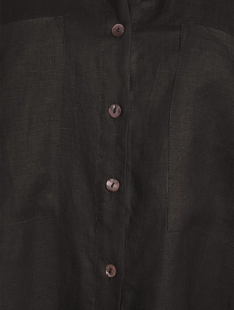 The Hemp Long Shirt Dress