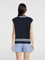 SRC Cable-Knit Sweater Vest