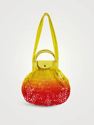 Longchamp Le Pliage Filet XS Mesh Bag (Tobacco) - May's Collections