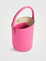 Épure Leather Bucket Bag