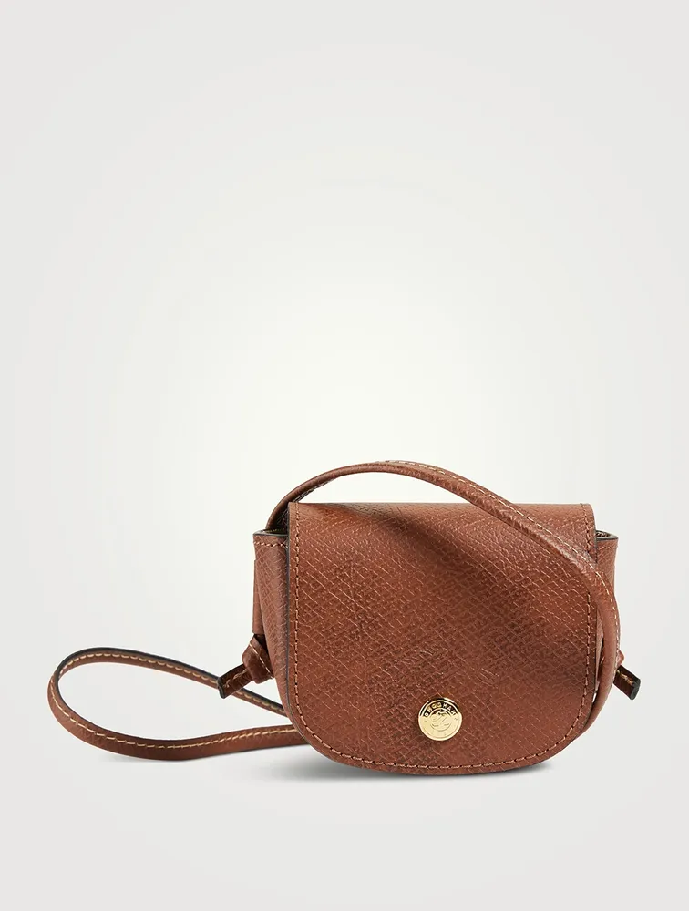 XS Épure Leather Crossbody Bag