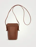 pure Leather Crossbody Phone Case