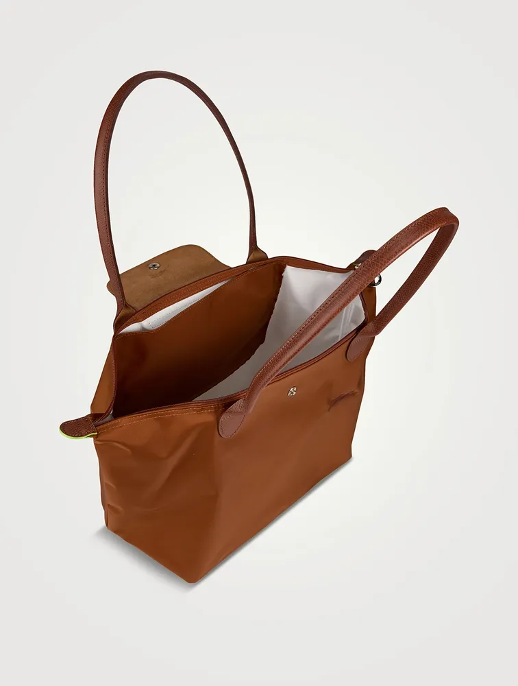 THE BAG REVIEW: LONGCHAMP LE PLIAGE GREEN IN PETAL PINK & COGNAC 