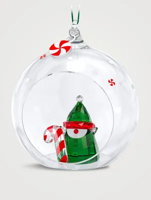 Santa's Elf Ball Ornament
