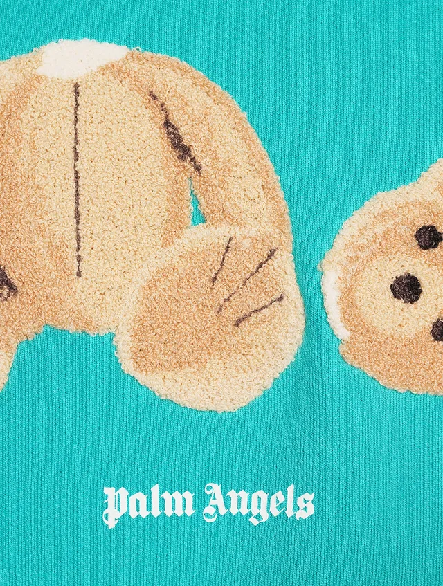 Palm Angels Teddy Bear hoodie - Blue  Hoodies, Bear hoodie, Teddy bear  hoodie