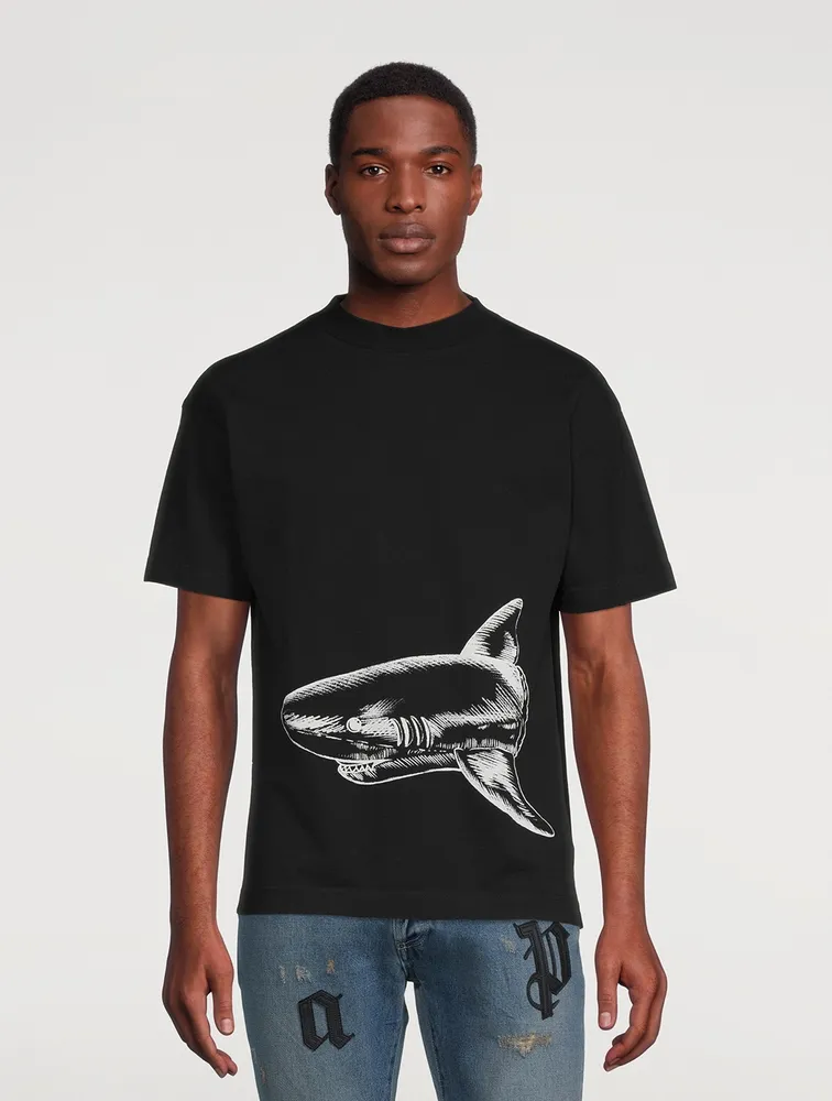 Broken Shark Cotton T-Shirt