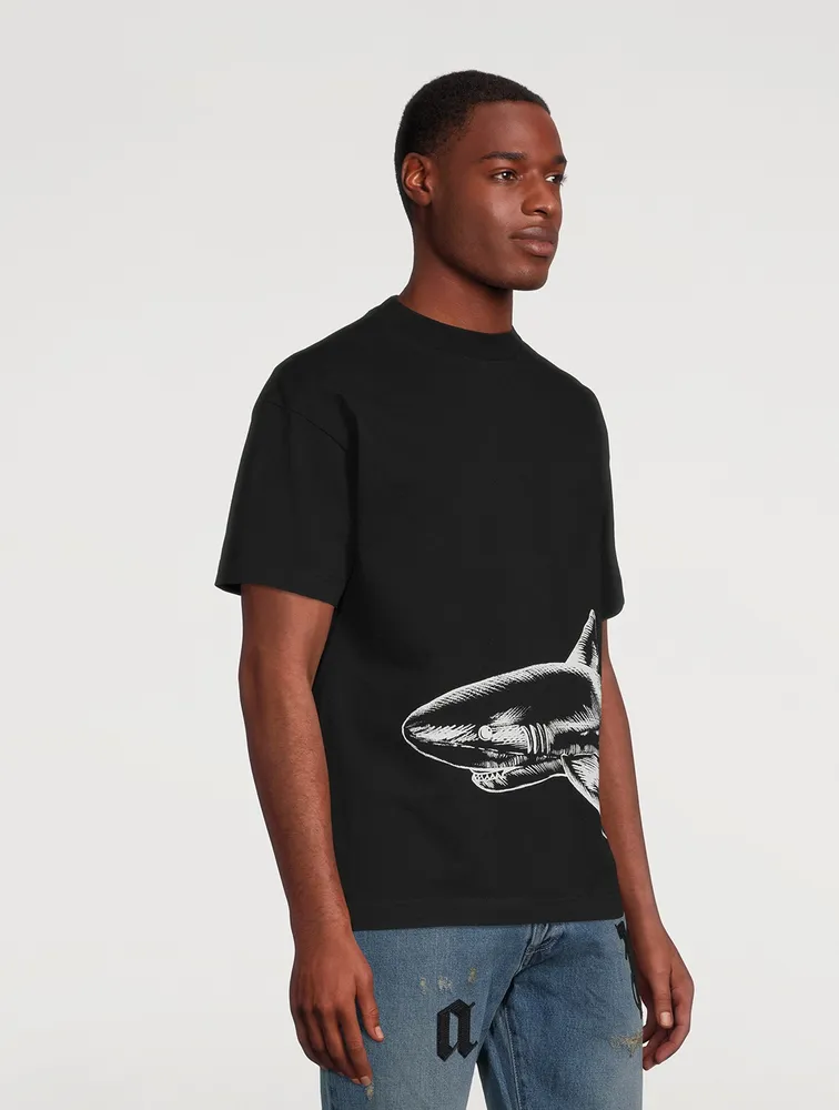 Broken Shark Cotton T-Shirt