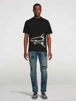 Broken Shark Cotton T-Shirt