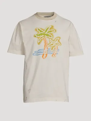 Palm Neon Cotton T-Shirt
