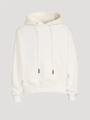 Cotton Hoodie With Patch Logo