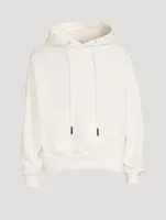 Cotton Hoodie With Patch Logo