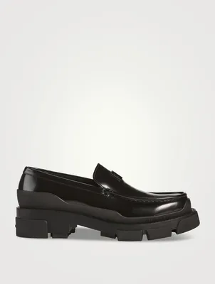 Terra Brushed Leather Loafers