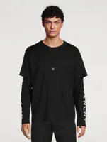 Double-Layer Long-Sleeve T-Shirt