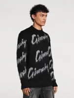 Mohair And Wool Intarsia Sweater