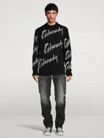 Mohair And Wool Intarsia Sweater