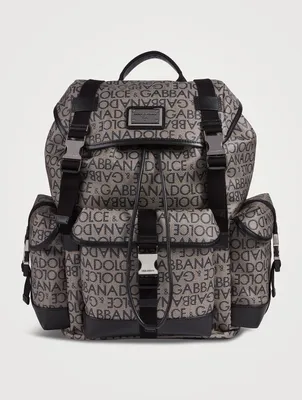 Logo Jacquard Backpack