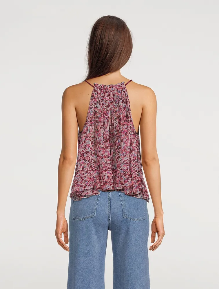 Fabino Printed Halter Top