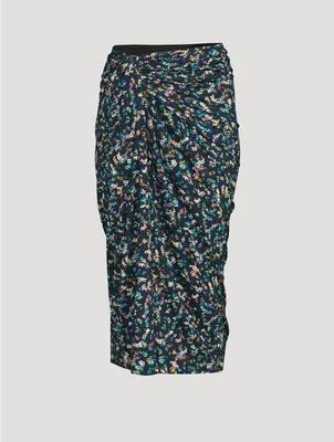 Jeldia Printed Midi Skirt