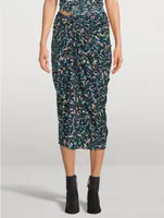 Jeldia Printed Midi Skirt