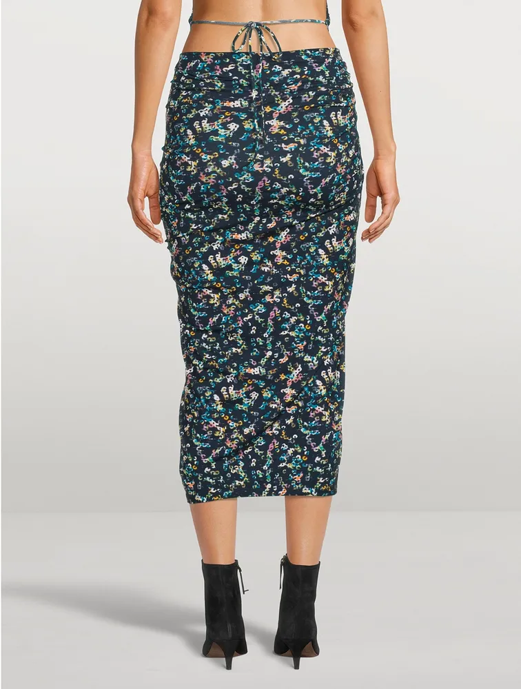 Jeldia Printed Midi Skirt