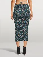 Jeldia Printed Midi Skirt