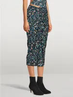 Jeldia Printed Midi Skirt