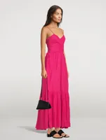 Giana Cotton Voile Maxi Dress