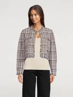 Nameo Bouclé Fringe Jacket