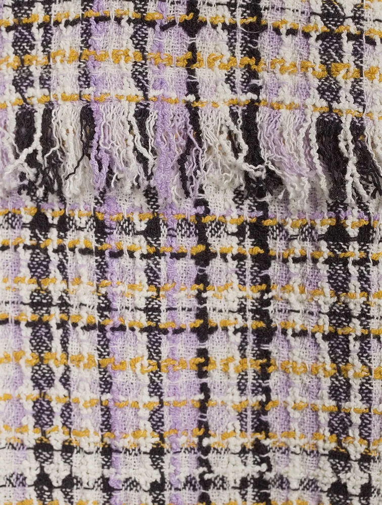 Nameo Bouclé Fringe Jacket