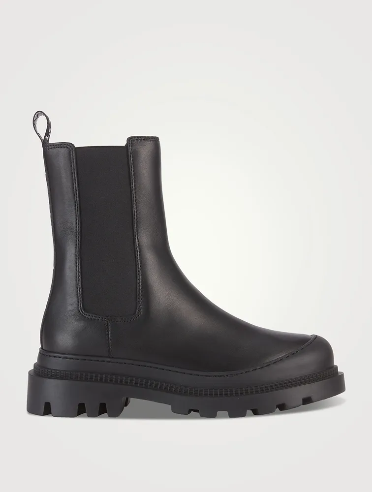 Leather Combat Boots