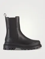 Leather Combat Boots