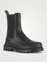 Leather Combat Boots