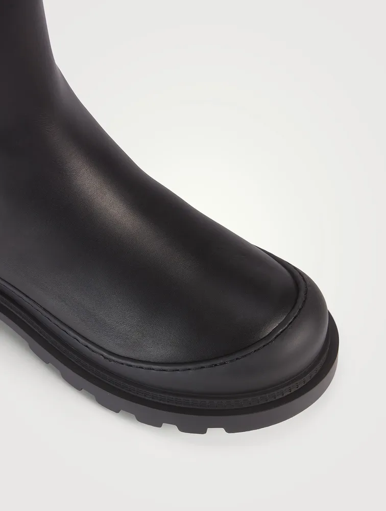 Leather Combat Boots