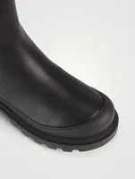 Leather Combat Boots