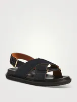 Fussbett Denim Slingback Sandals