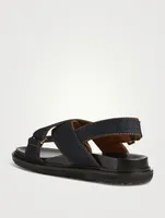 Fussbett Denim Slingback Sandals