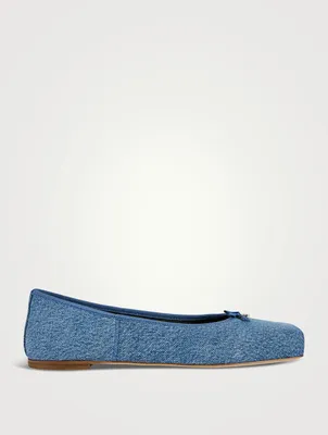 Billie Denim Ballet Flats