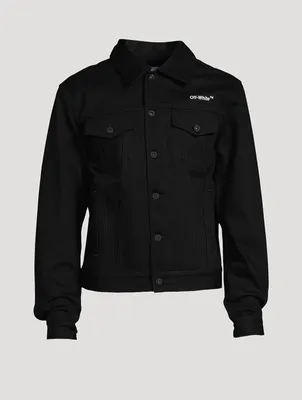 Diag Tab Slim Denim Jacket
