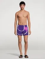 Swim Shorts Tie Dye Sunrise Print