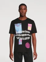 Trippy Summer Cotton Graphic T-Shirt