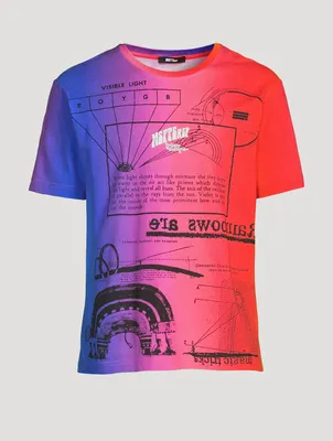 Rainbow Cotton Graphic T-Shirt