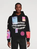 Trippy Summer Cotton Graphic Hoodie