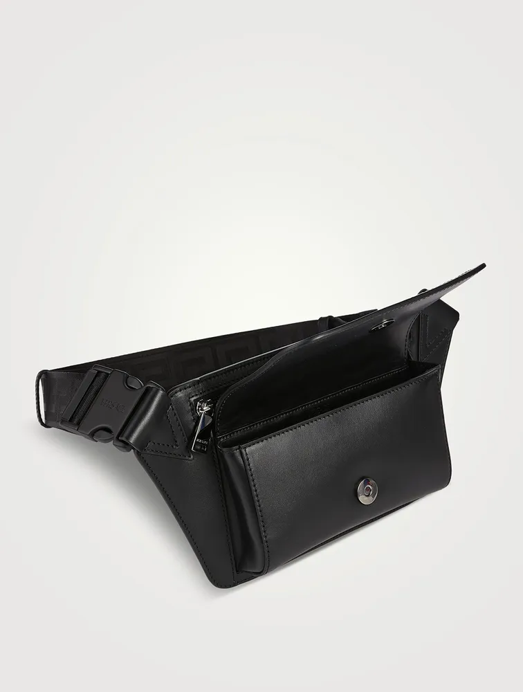 La Greca Signature Leather Belt Bag