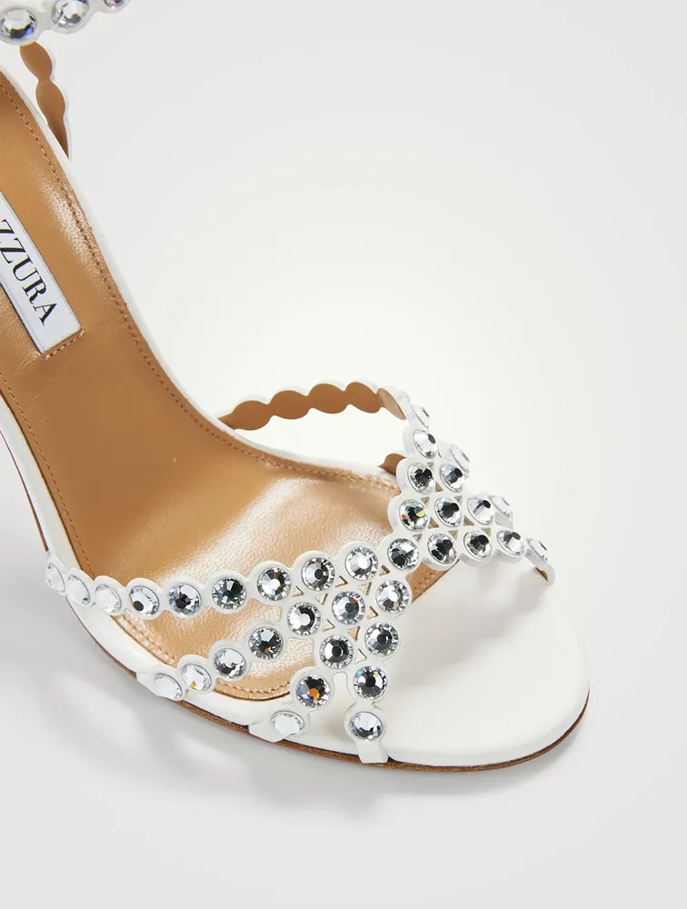 Tequila Embellished Leather Sandals