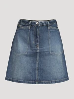 Denim Mini Skirt