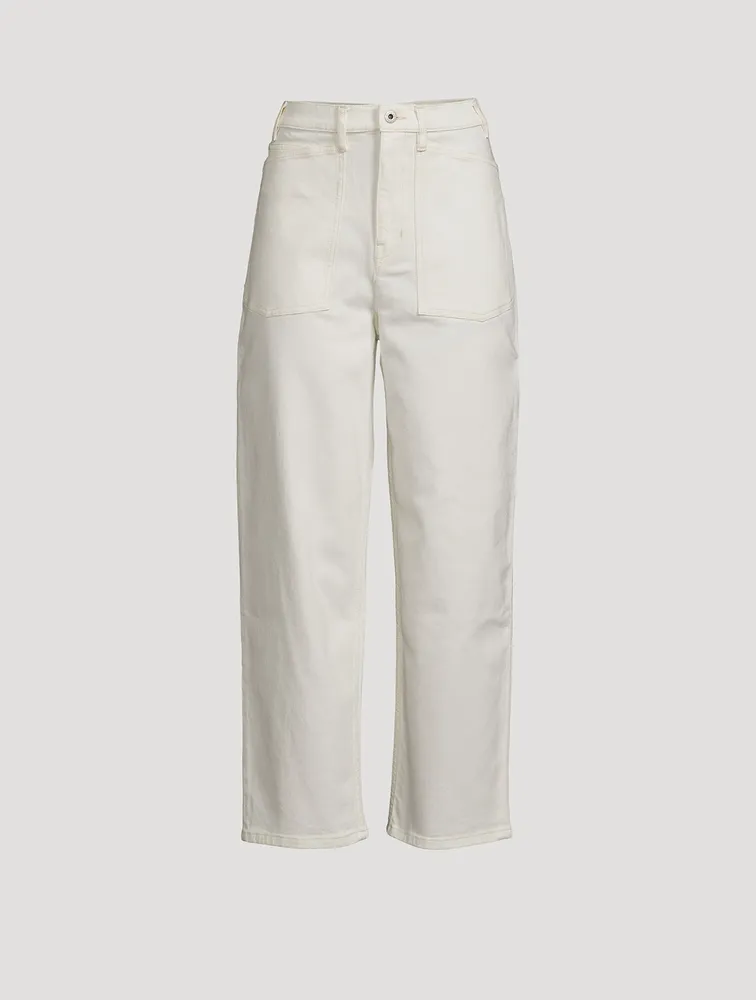 Tapered-Leg Jeans
