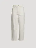 Tapered-Leg Jeans