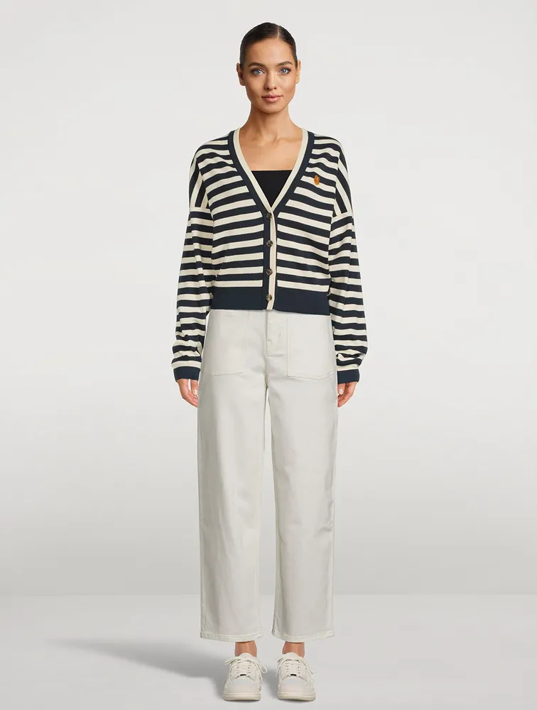 Tapered-Leg Jeans