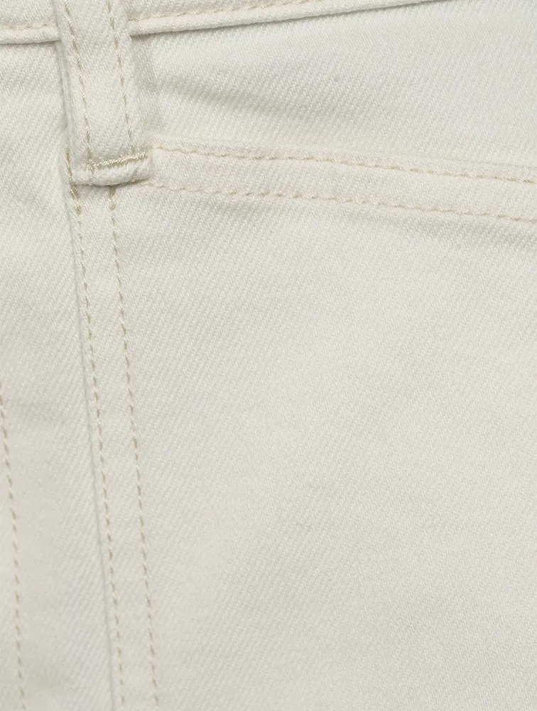 Tapered-Leg Jeans